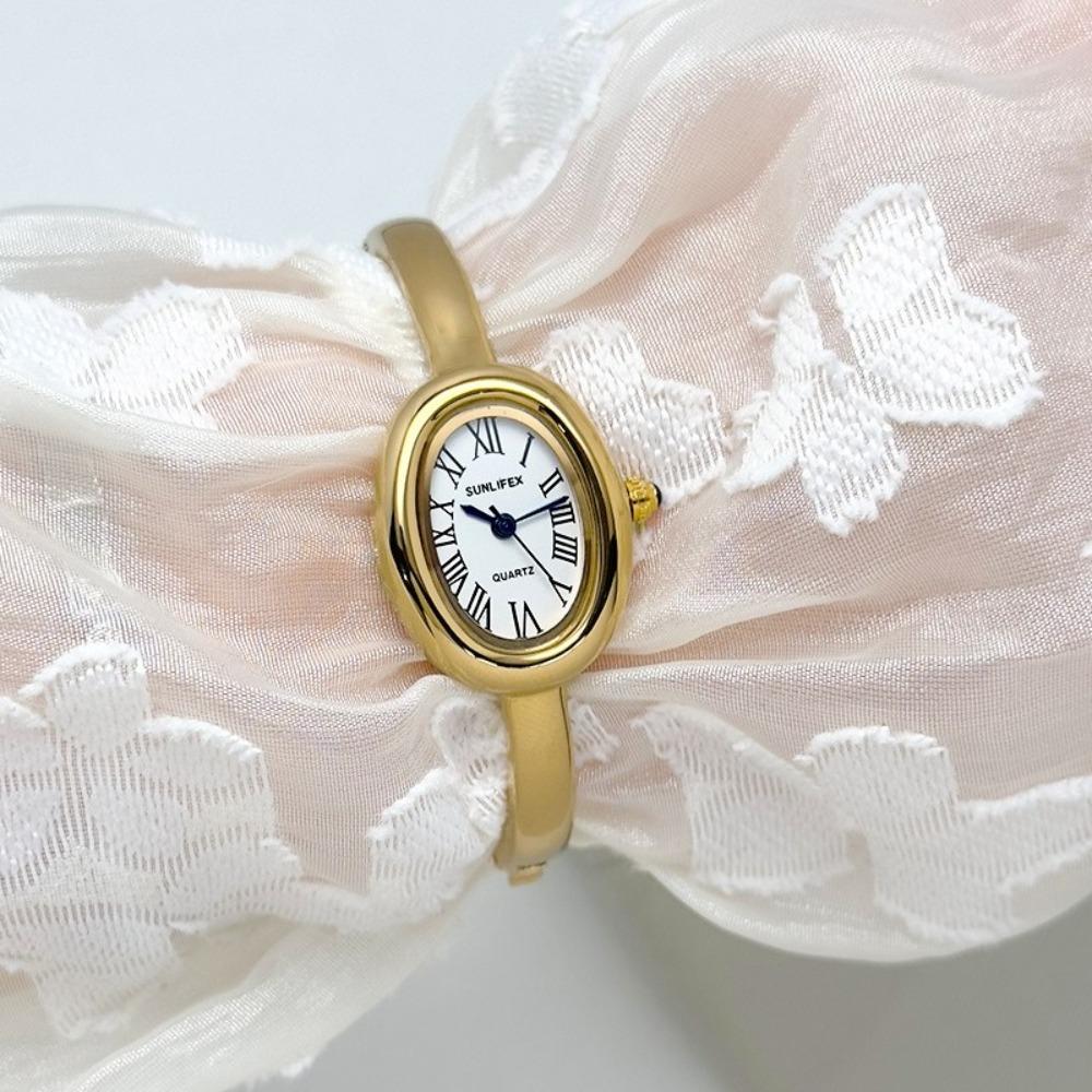 Roman Numerals Bracelet Watch Jewelry Clasp Diamond Decoration Quartz Wristwatch Quartz Stainless Steel Diamond Watch Girls