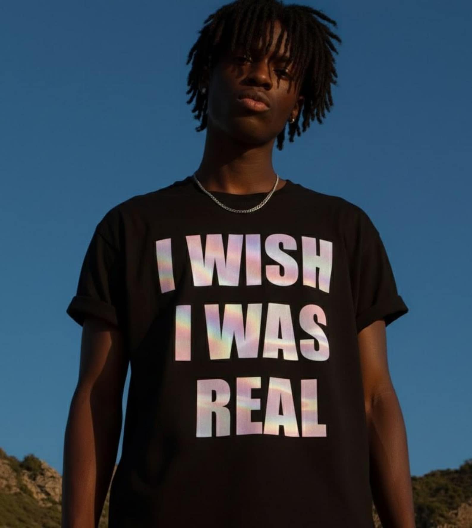 I wish I was real T shirt | Cotton Shirt M