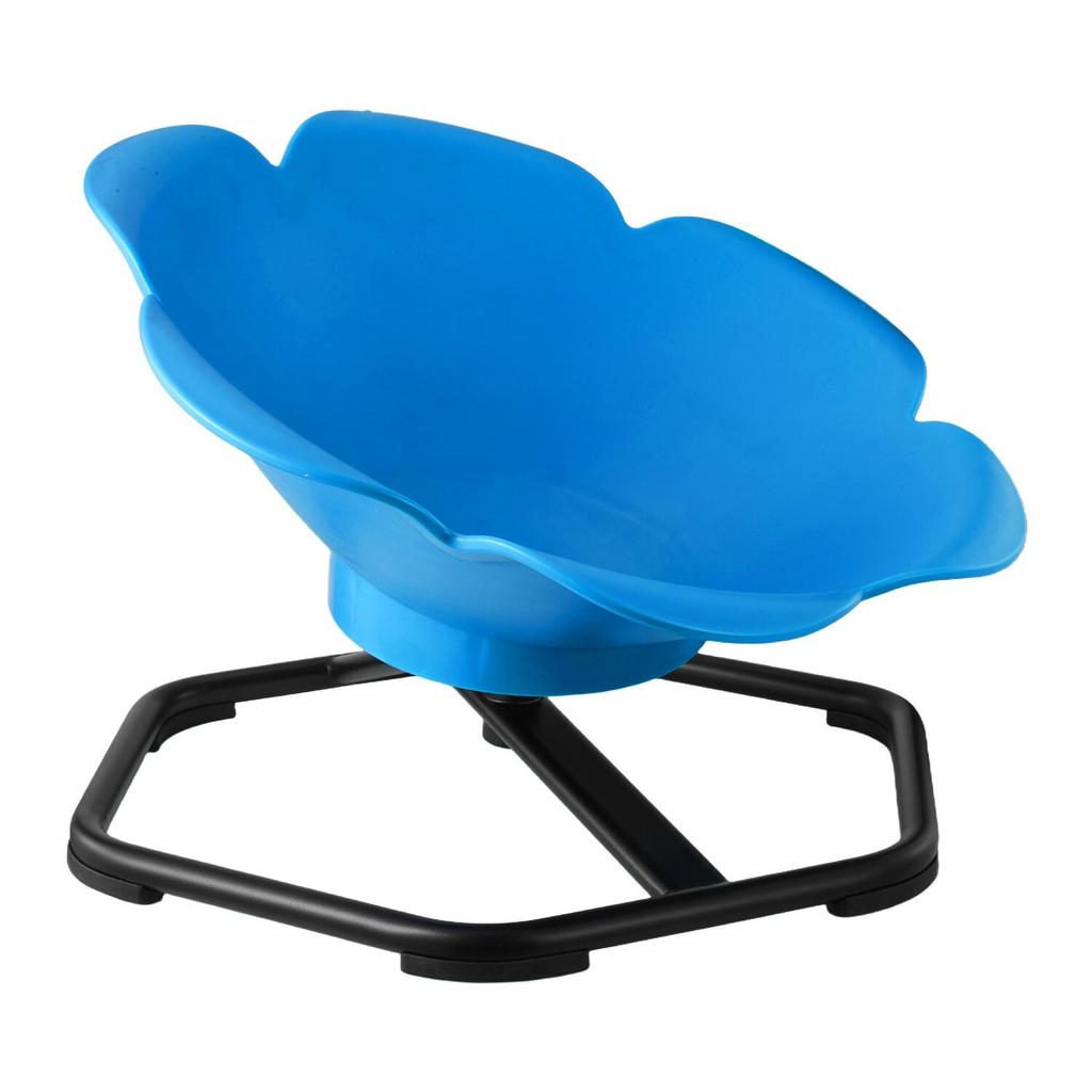 Kids Swivel Chair, 220 Lbs Capacity, Cylinder Shape Sensory Spinning Chair, Autistic Kids Sensory Toy Seat with Non-Slip Metal Base, Toddler Sit &