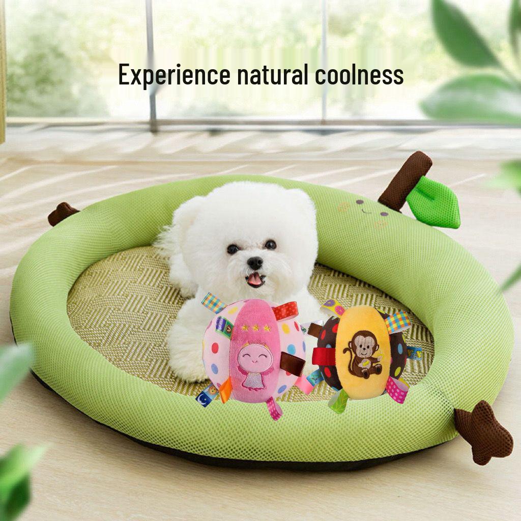 First Order Discount: Indestructible Squeaky Plush Dog Toy - Chewy, Bite-Resistant, Self-Entertainment Training Ball for Decompression
