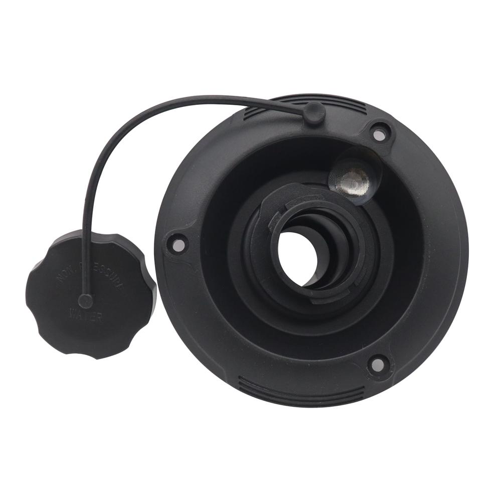 Schwerkraft Frischwasser Einfüllstutzen Einlass Kunststoff Wohnmobil Rund Frischwasser Schwerkraftstutzen für Wohnmobil Wohnwagen Anhänger Wohnwagen Teile