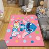 1Pc Stitch Adventure Polka Dots Rug, Office Carpet Indoor Outdoor Doormat, Non-Slip Soft, Living Room, Christmas Halloween Gift. M928603