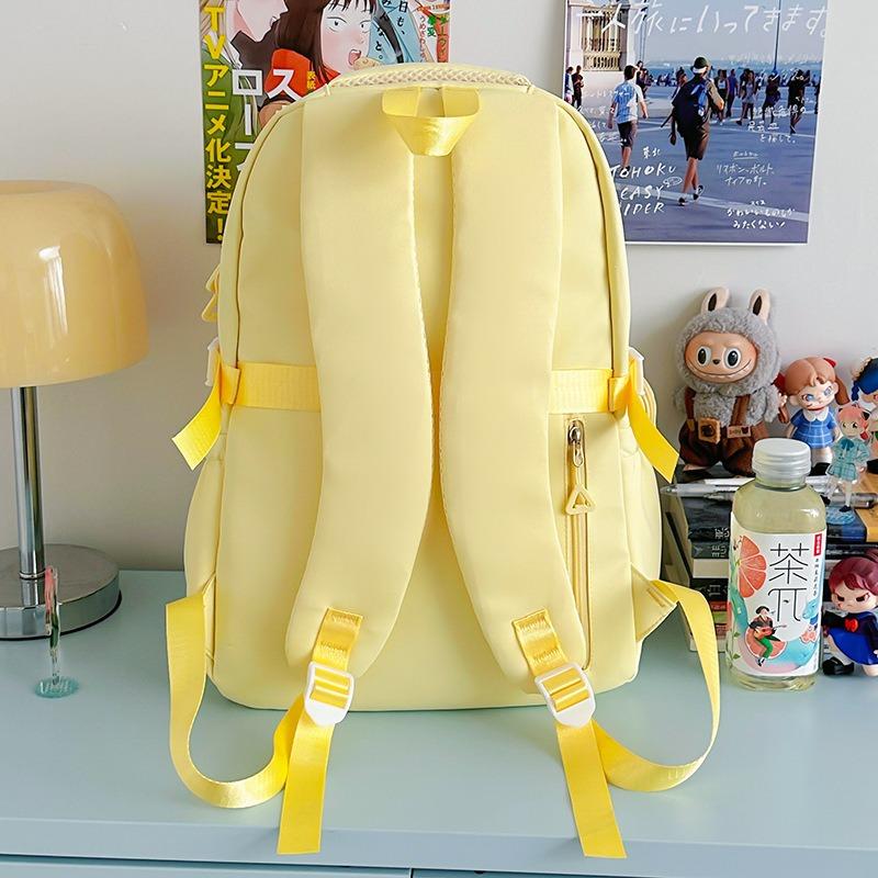The New Schoolbag Is High-value, Fresh and Sweet, Candy-colored Backpack, Lightweight and Large-capacity Backpack for Junior High School Students.