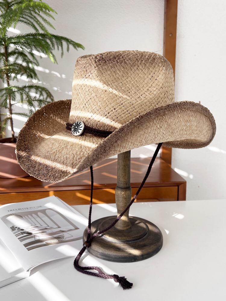 New Series Cowboy Hat Women's Men's Vintage Gentleman Dress Hat Panama Cowboy Jazz Hat Sombrero Hombre