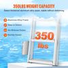 Scaletta per Pontile in Alluminio Scaletta Ribaltabile per Pontile Barca 5 Gradini con Carico 350lbs