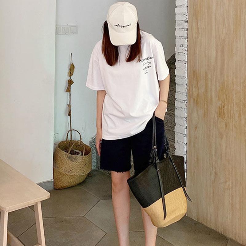 Summer Beach Straw Basket Bags Casual Rattan Large Capacity Totes Women Wicker Woven Shoulder Bags