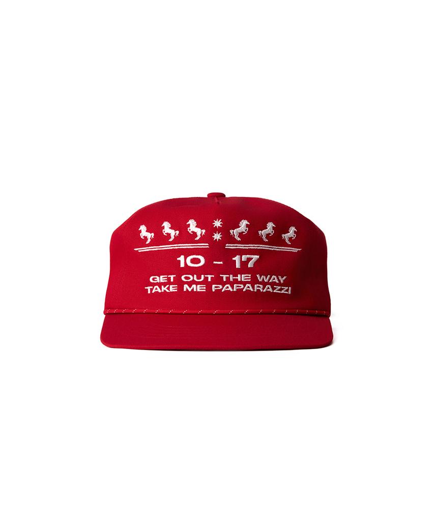 Aleussi Paparazzi 5Panel Cap [Red]