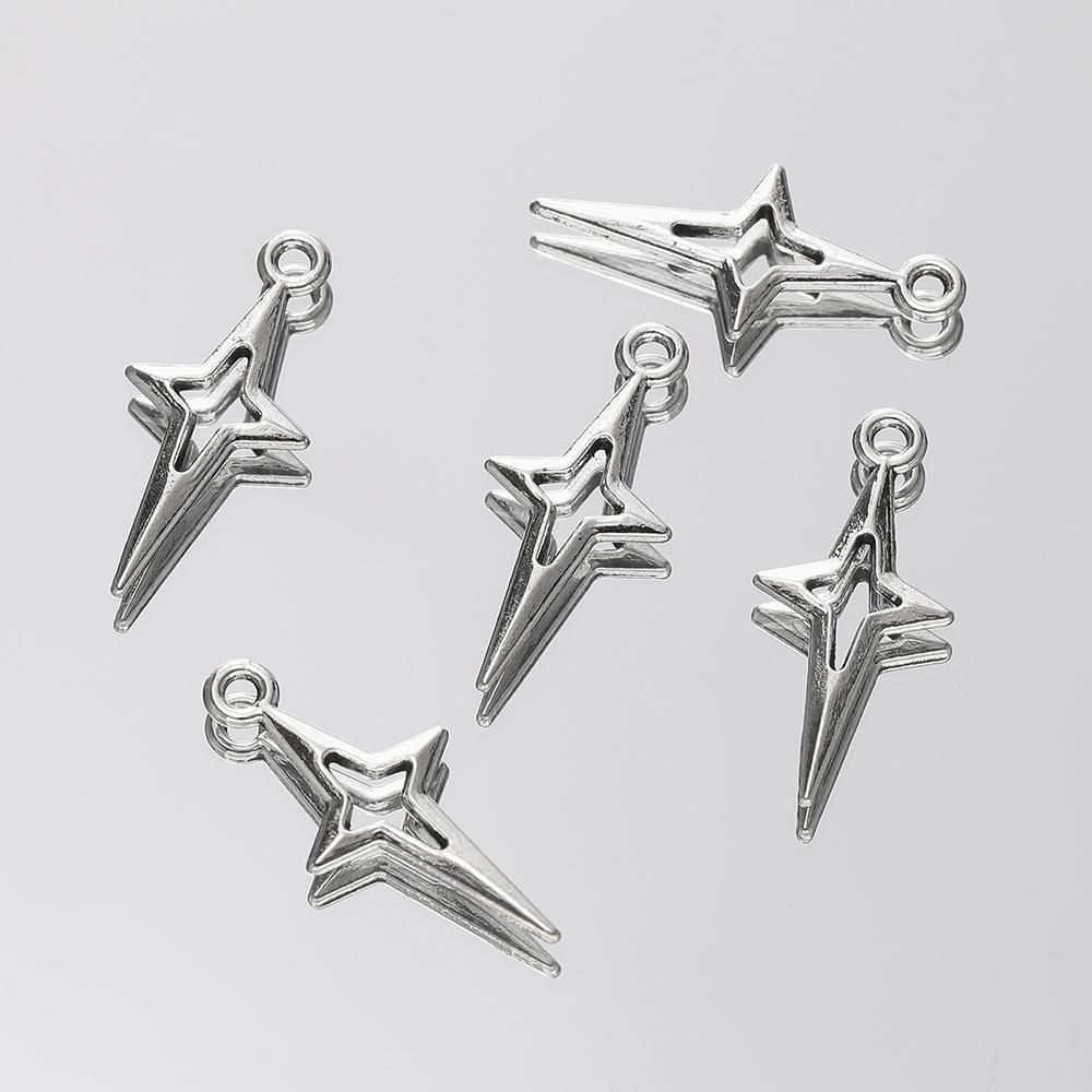 10Pcs/lot 12 Style Metal Alloy Cute Hollow Bow Charms Holiday Gifts Pendants For Jewelry Making DIY Handmade Craft