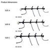  Expandable Christmas Decoration tool Set 4 tool Hangers To stretch Length For Wall