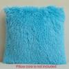 Cojín de Felpa de Color Sólido de Foca de Terciopelo 2025 - Cojín de Respaldo para Sofá/Mesita de Noche