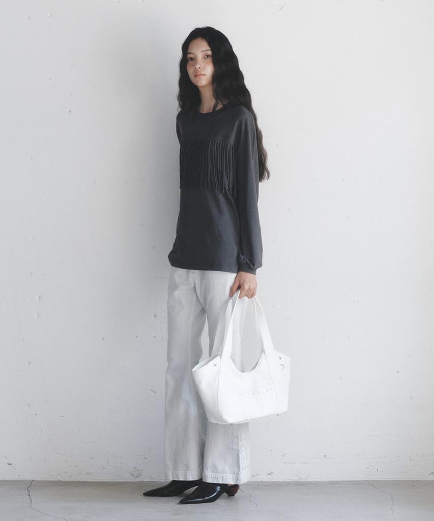 Verdan Aube Soft Shopper Bag_White