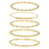 European and American Popular Ccb Beaded Bracelet Bohemian Versatile Stacked Bracelet Geometric Bead Bracelet Female
