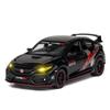 1/32 HONDA CIVIC TYPE-R Diecasts & Spielzeugfahrzeuge Metallauto-Modell Ton Licht Sammlung Auto Spielzeug für Kinder Weihnachtsgeschenk