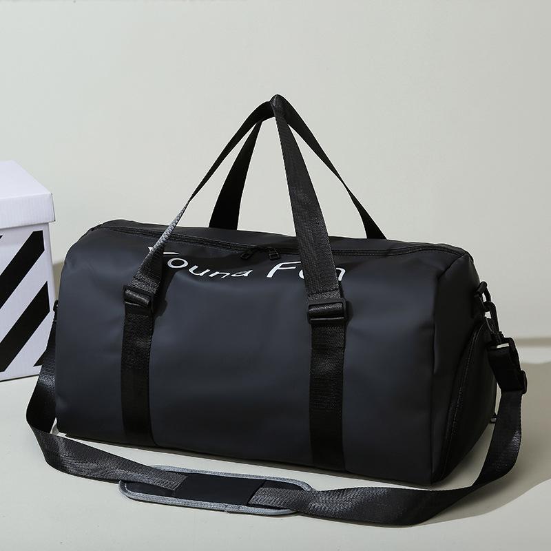 Dry and wet separation fitness bag, clothes storage bag, travel storage bag, hand luggage bag, shoulder bag, short-distance travel bag.