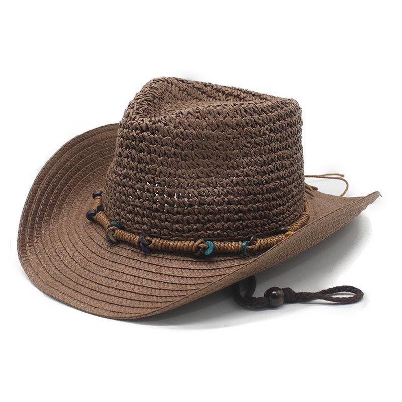 Sun Hat For Women Men With Wide Brim And Breathable Paper Straw For Beach And Pool Sun Protection