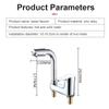 Silver Electroplated Bathroom Faucet, Zinc Alloy 10cm Two-Hole Design, 720° Swivel & Ceramic Core