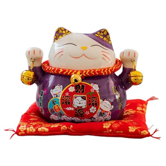 Saving Jar Fine Workmanship Large Capacity Ceramic Japanese Style Lucky Cat Piggy