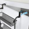4 Layers Over Door Storage Rack Hanging Storage Basket New Rear Door Hook Shelf  Wardrobe Storage