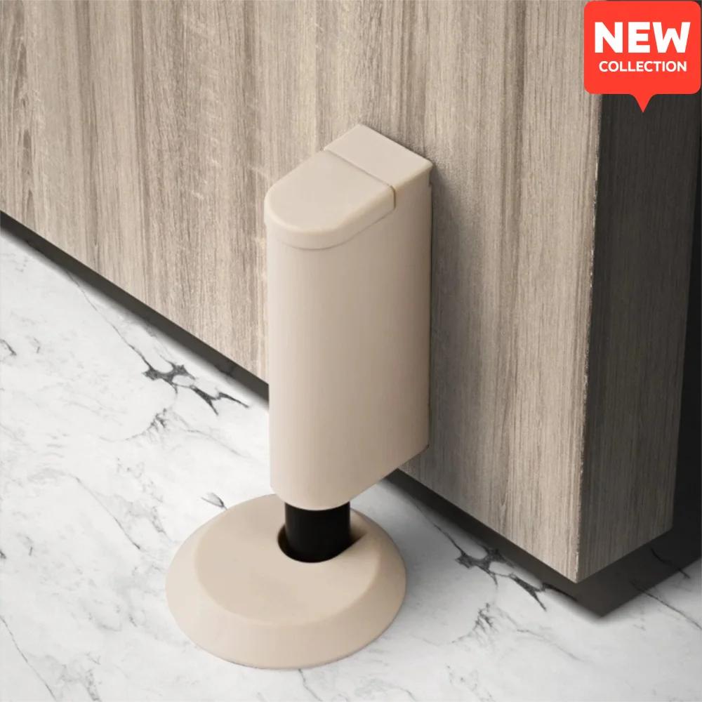 without Punching Windproof Sliding Door Suction Heavy Duty Close Prevention Floor Suction Anti-collision Mechanical Door-Stop