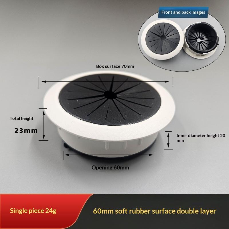 Desk Cable Grommets Eco-friendly Material Durable Multiple Styles Easy Install for Home Office Desk