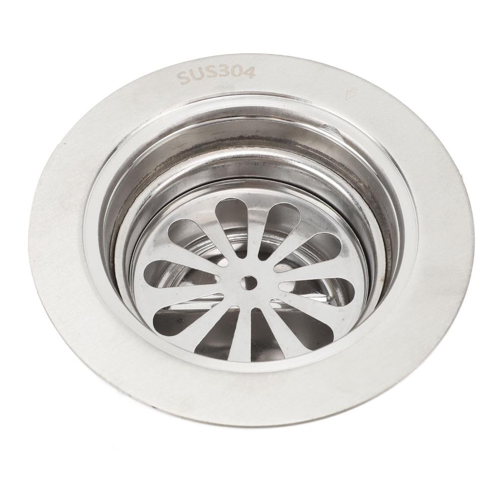 Round Shower Drain Kit 3.94in Diameter Drain Hair Catcher Easy Install Floor Drain Kit Bathroom