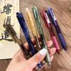 6Pcs/Set 0.5mm Retro Color New Chinese Style Gel Pen High Quality Gel Ink Pen For Students Writting Pen School Office Supplies