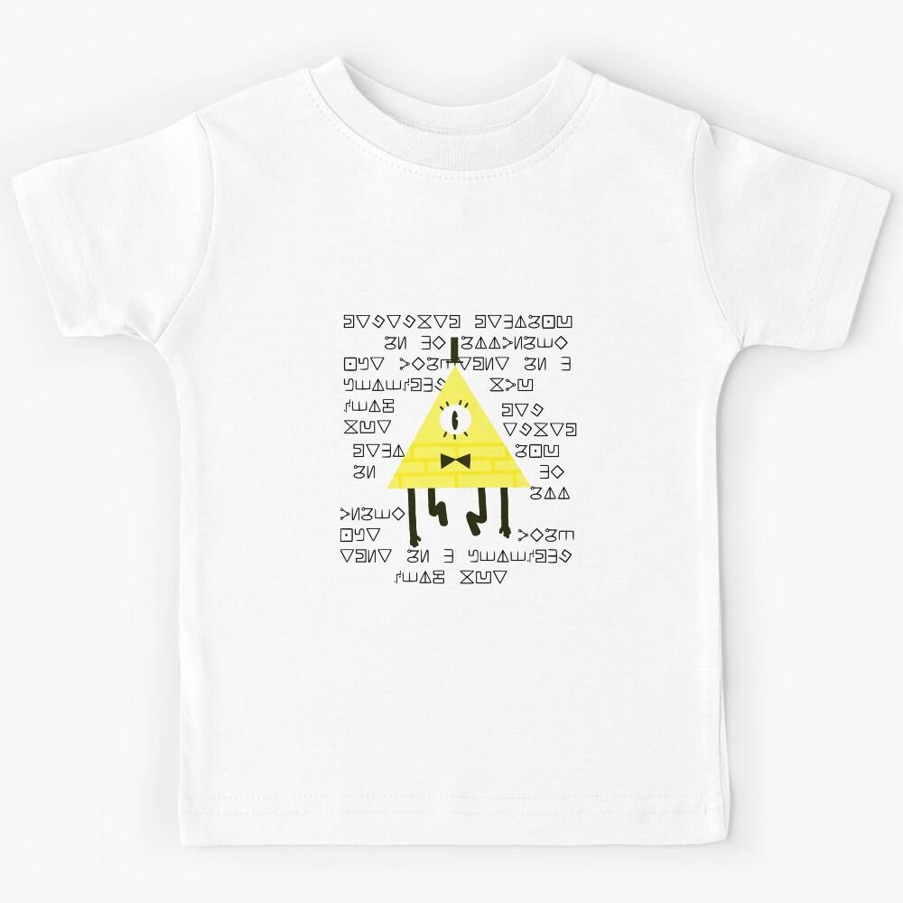 Gravity Falls Bill Cipher Code Kids T-Shirt 100