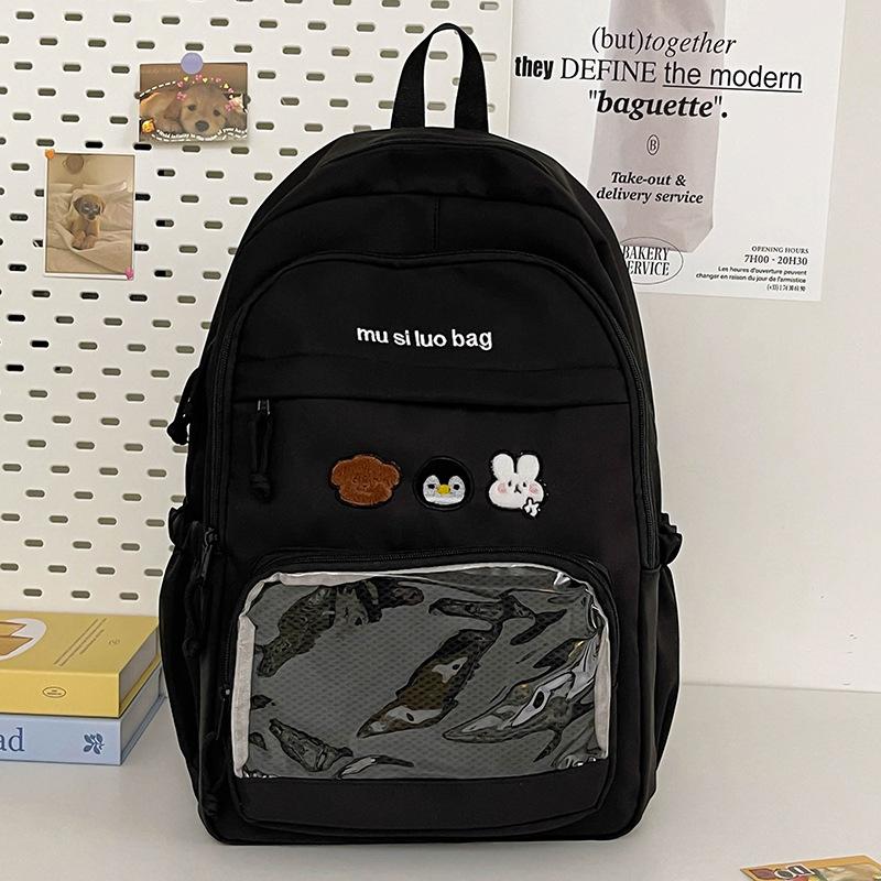 

Школьный рюкзак детский, для учеников начальной школы, для девочек, для учеников средней школы, для старшеклассников, для студентов, большой вместимости, ита-бэг