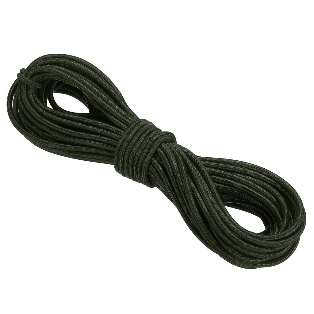 11 Yards Bungee Cord Elastic Cord Heavy Stretch String Rope 1/8"  for Crafting DIY Sewing Hook Straps Camping Tie Down Strap