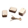 50Pcs Ornament Holz Planken Tags Holz Hängen Etiketten Blatt Diy Gravur Handwerk