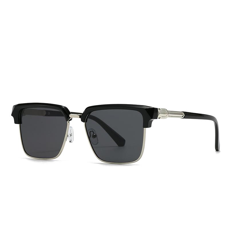 Popular Square Sunglasses for Men European American Street Photography Fashion Ins Trendy Sunglass
