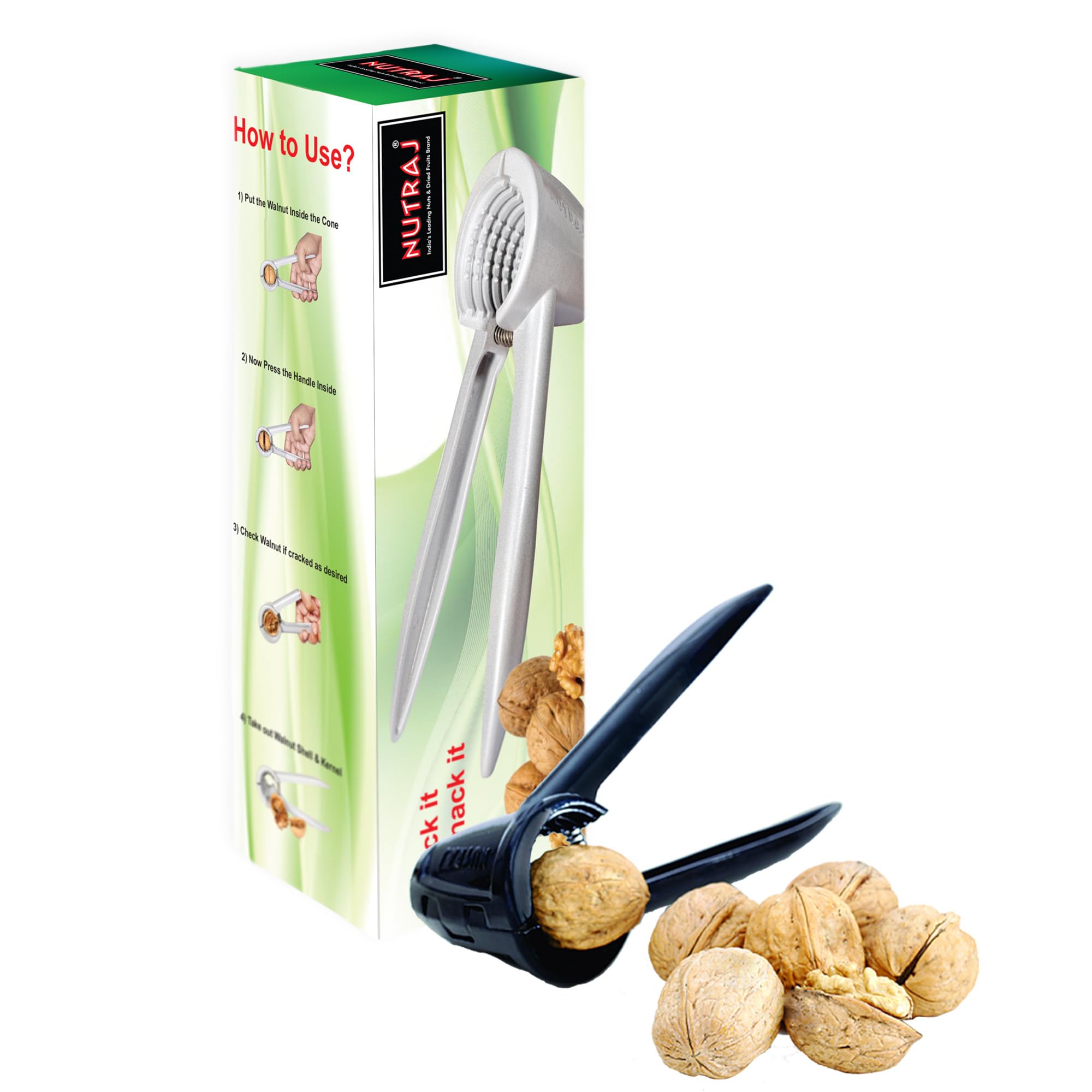 Nutraj Walnut Cracker and Opener Tool | Durable Nut Cracker for Nuts