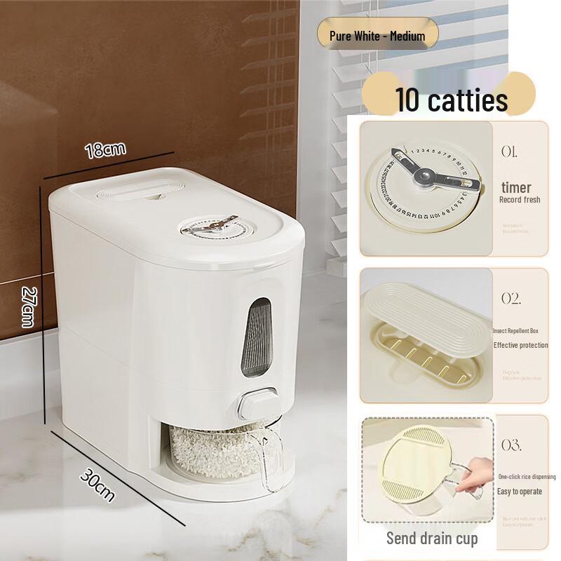 LISM Ausdrückbarer Reisspender mit Messbecher