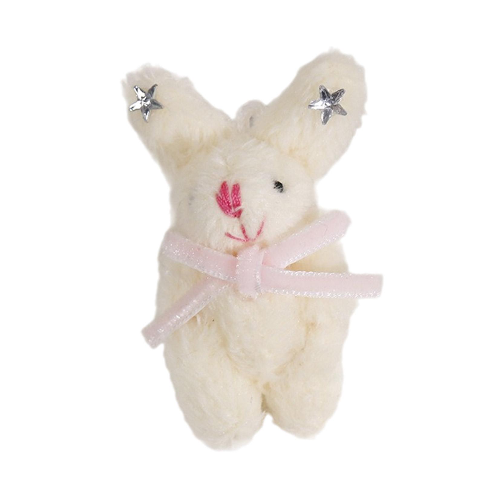 

Очаровательный кулон в виде кролика, аксессуар, кулон-шарм с узором звезды и сердца любви, украшение, идеально подходит для брелоков и сумок бежевый