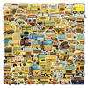 110 New Style Cartoon School Bus Stickers for Luggage & Phones