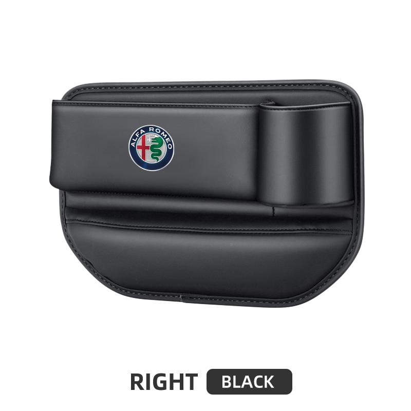 Car Seat Gap Organizer Multifunction Storage Box Cup Pocket For Alfa Romeo 159 Mito Stelvio Brera Spider Giulietta Giulia