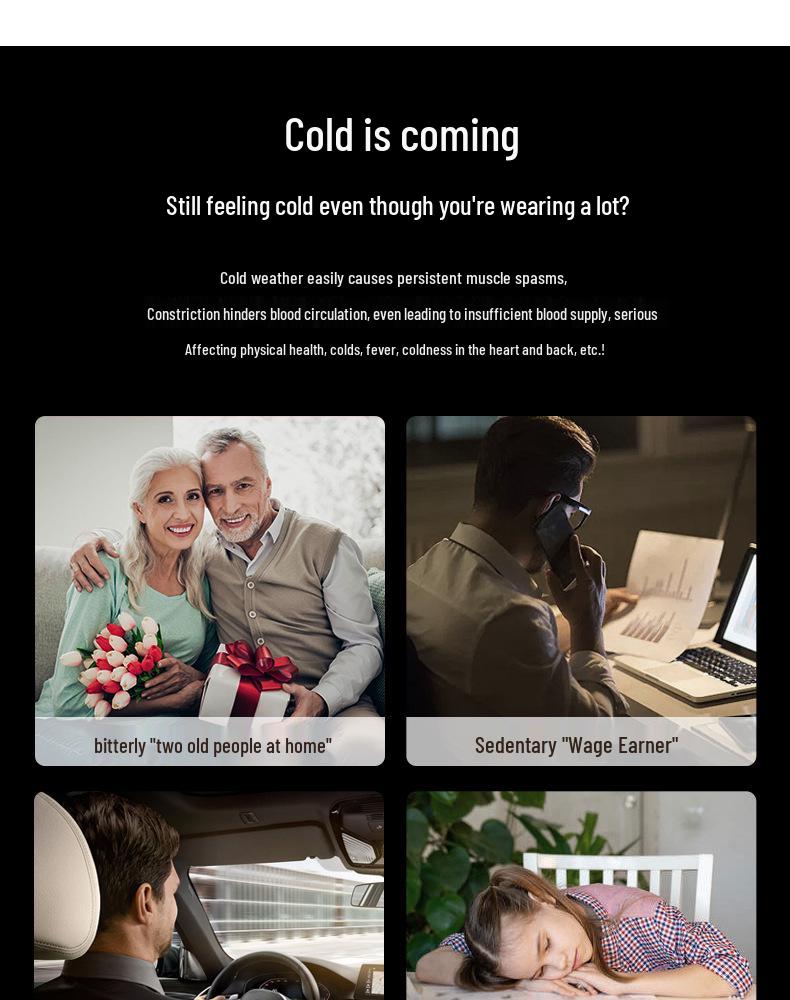 Electric Heating Scarf with Neck Warmer and Cold-Proof Insulation for Cervical Spine Relief