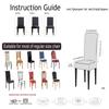 Solid Jacquard Chair Covers Stretch For Wedding Dining Room Office Use Banquet Housse De Chaise Chair Cover Durable