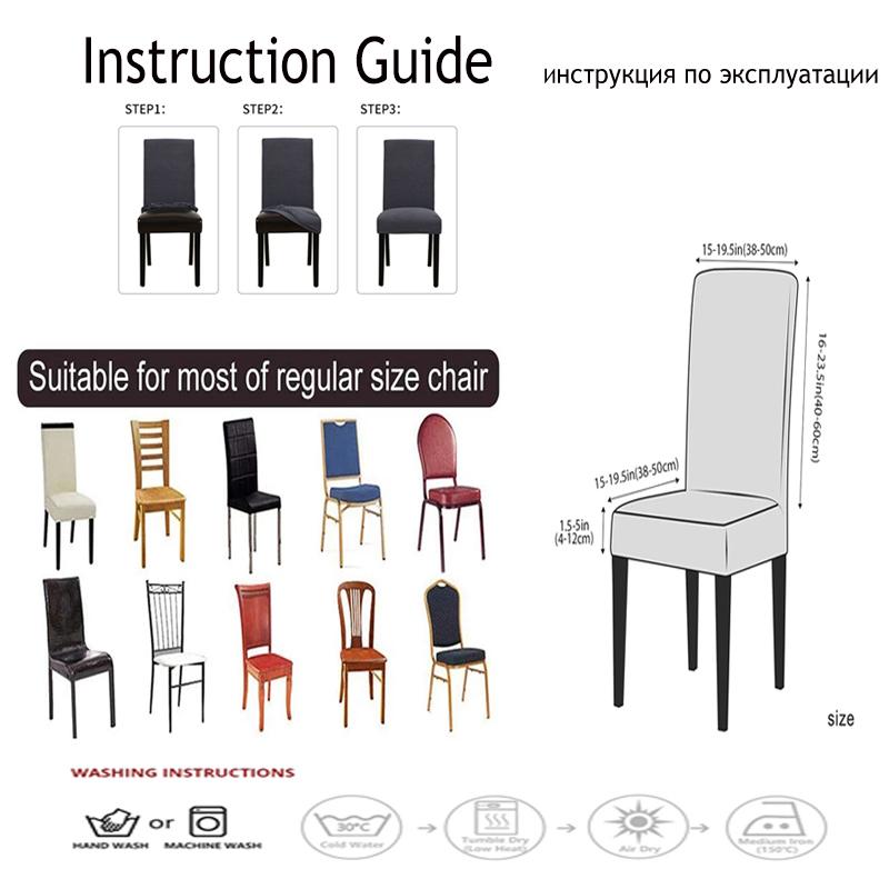 Solid Jacquard Chair Covers Stretch For Wedding Dining Room Office Use Banquet Housse De Chaise Chair Cover Durable
