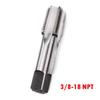 High Speed Steel 1pc Screw Threaded Tap Hand Tool 3818 NPT Taper Pipe Tap for Accurate Internal Threading in Pipes