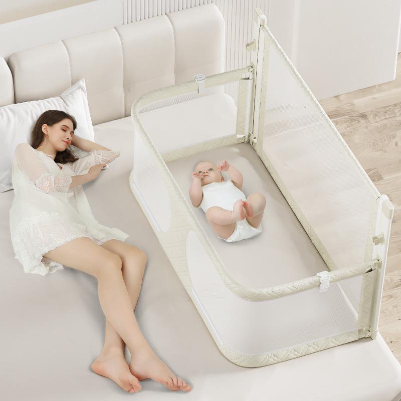 

Portable Anti-Pressure Newborn Bed-in-Bed: Foldable, Soothing Sleep Baby Bed for Small Apartments and Bedside Use. белый/слоновая кость