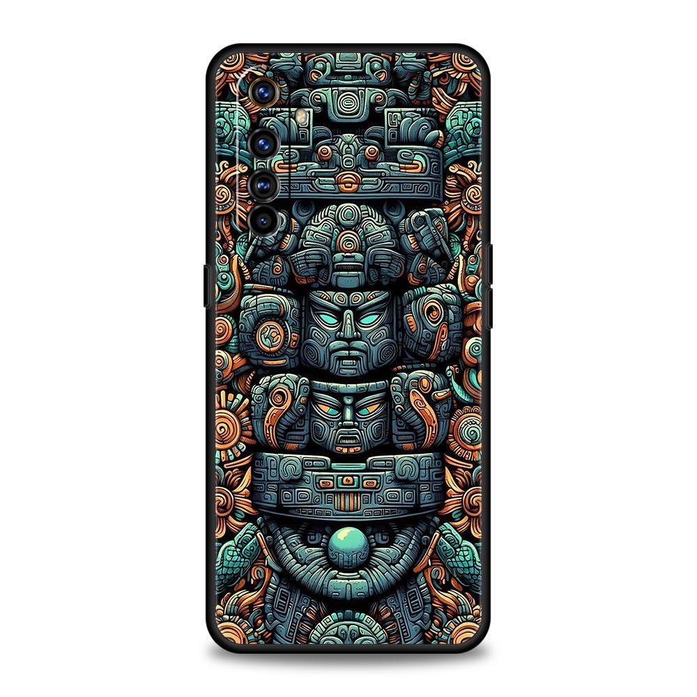 

Vintage Totem Painting Case For Realme C67 C63 C55 C53 C35 C25 C21 GT 2 3 5 6 10 11 12 13 Pro Plus 5G Soft TPU Phone Cover Capas Realme 9 5G