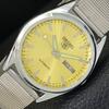 JAPAN VINTAGE REFURBISHED SEIKO 5 AUTOMATIC 6309A MENS GOLDEN WATCH A701705-5 R206c-a701705