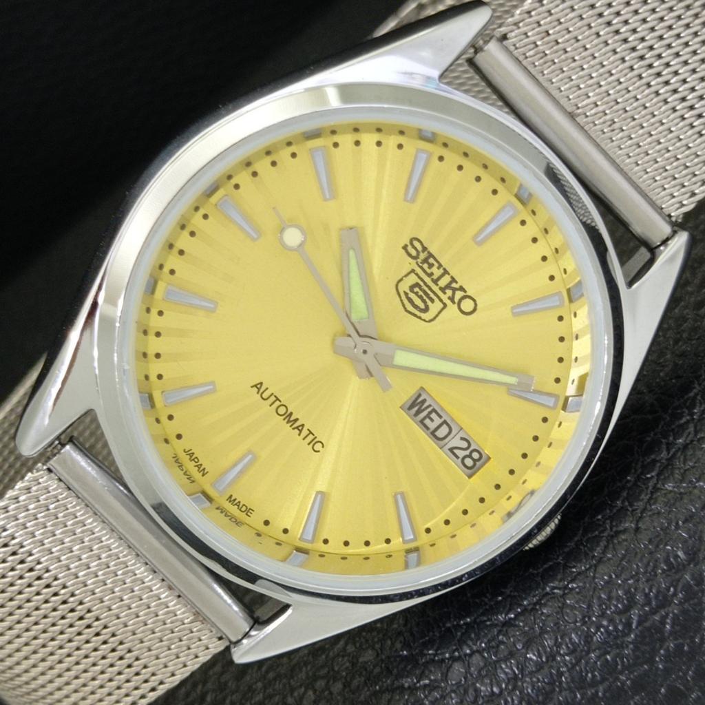 

ЯПОНИЯ ВИНТАЖНЫЕ ВОССТАНОВЛЕННЫЕ SEIKO 5 АВТОМАТИЧЕСКИЕ 6309A МУЖСКИЕ ЗОЛОТЫЕ ЧАСЫ a701705-5 R206c-a701705
