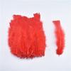 100pcs Flat Fluffy Colorful Turkey/Chicken FeathersDiy Pheasant Plume for Needlework Decor Clothes Handicraft Accessories10-18cm