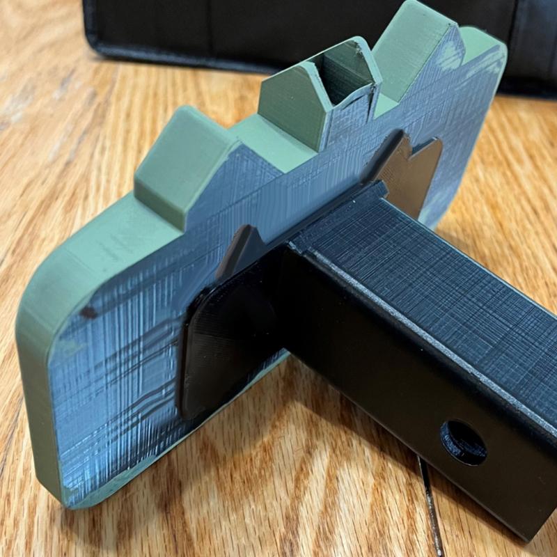 Replika nášlapné miny Claymore Kryt koule tažného zařízení 3D tištěný Kryt koule tažného zařízení Dekorativní tažné zařízení Zabraňuje rezivění trubky přijímače