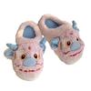 Slippers, Dragon, Women's, Fur, Plush Toy Slippers, Indoor Slippers, Boa Lining, Thick Sole, Soft Slippers, For Indoors, Rooms, Wear Barefoot,