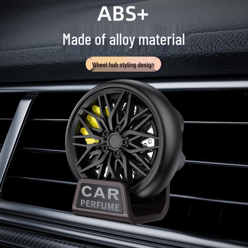Car Wheel Hub Aromatherapy Vent Clip: Fresh, Long-lasting Scent Eliminates Odors