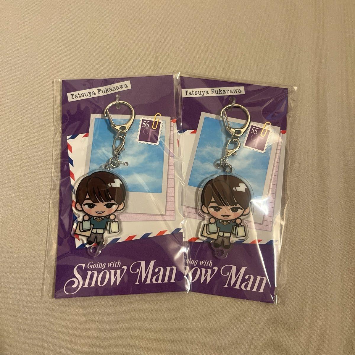 Used Acrylic keychain SnowMan Tatsuya Fukasawa