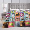 The Secret Life of Pets Flannel Blanket  Warm Soft Throw Blanket for Home Decor Travel Funny Bedspread Sofa Bed Cover